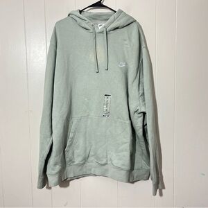 Nike Sportswear Club Fleece Pullover Hoodie Green Hoodie Size 3xl